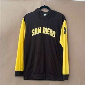 Black and Yellow San Diego Padres Men's Pullover